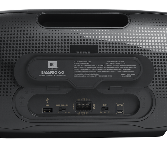BassPro Go - Black - In-vehicle powered subwoofer & full-range portable Bluetooth® speaker. - Detailshot 4