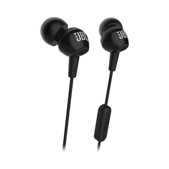 C150SI - Black - JBL C150SI In Ear Headphones - Hero