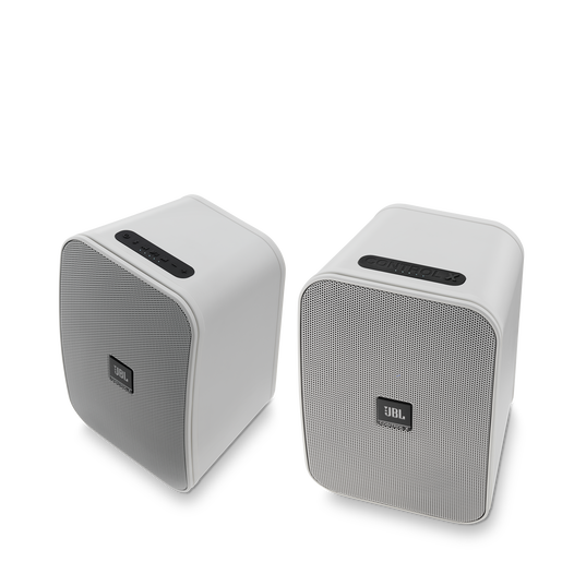 JBL Control X Wireless - White - 5.25&rdquo; (133mm) Portable Stereo Bluetooth&reg; Speakers - Hero