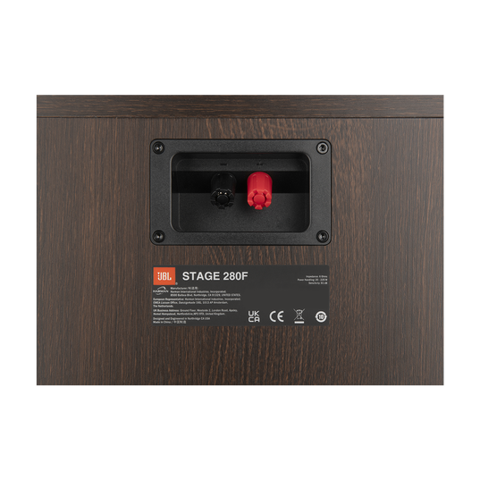 Stage 280F - Espresso - 2.5-Way Dual 8-inch (200mm) Floorstanding Loudspeaker - Detailshot 9