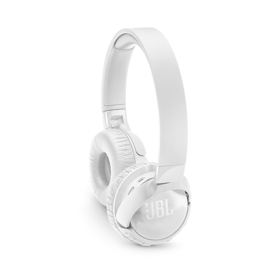 JBL Tune 600BTNC - White - Wireless, on-ear, active noise-cancelling headphones. - Detailshot 1