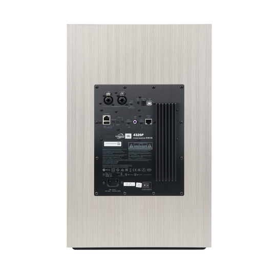 4329P Studio Monitor Powered Loudspeaker System - White Aspen - Powered Bookshelf Loudspeaker System - Detailshot 3