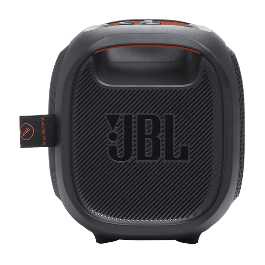 JBL PartyBox On-the-Go Essential - Black - Portable party speaker with built-in lights and wireless mic - Right