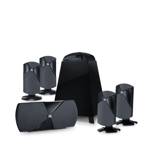 Jbl satellite 2024 speakers and subwoofer