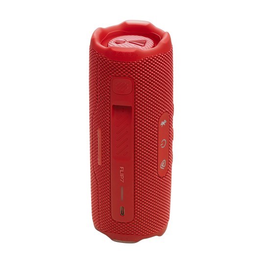 JBL Flip 7 - Red - Portable waterproof and drop-proof  speaker - Back