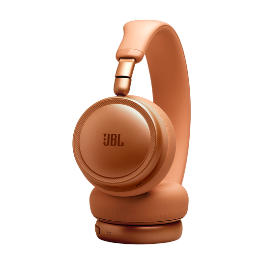 JBL Live 680NC - Orange - Wireless on-ear Noise Cancelling headphones - Top