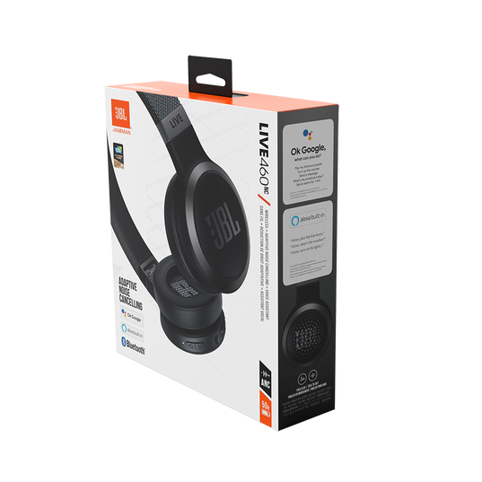 JBL Live 460NC Wireless Noise Cancelling On-Ear Headphones - Rose Pink