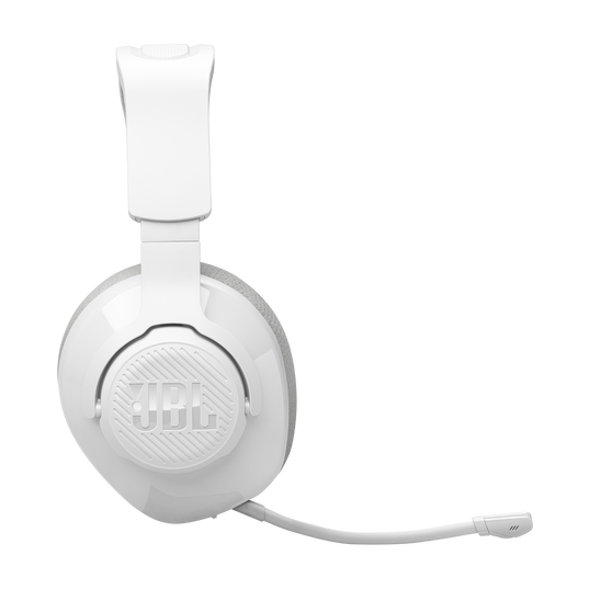 JBL Quantum 360 Wireless - White - Wireless over-ear gaming headset with surround sound and detachable mic - Right