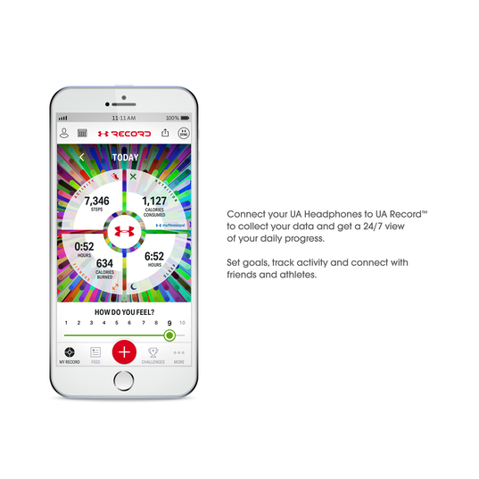 Under Armour Sport Wireless Heart Rate - White - Heart rate monitoring, wireless in-ear headphones for athletes - Detailshot 7