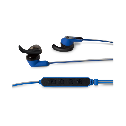 Reflect Aware - Blue - Lightning connector sport earphone with Noise Cancellation and Adaptive Noise Control. - Front