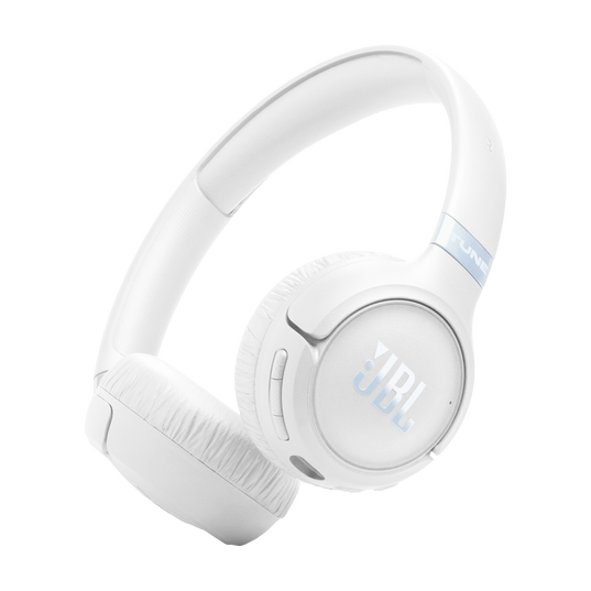 JBL Tune 680NC - White - Wireless on-ear Noise cancelling headphones - Hero