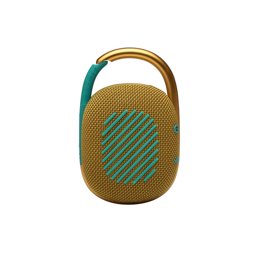 JBL Clip 4 - Yellow - Ultra-portable Waterproof Speaker - Back