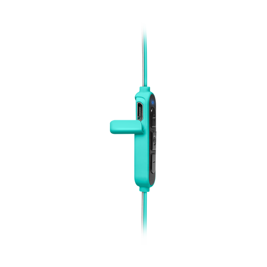Reflect Contour - Teal - Secure fit wireless sport headphones - Detailshot 2
