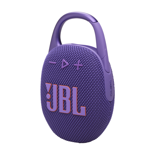 JBL Clip 5 - Purple - Ultra-portable waterproof speaker - Detailshot 1