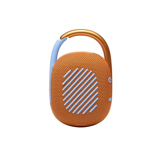 JBL Clip 4 - Orange - Ultra-portable Waterproof Speaker - Back