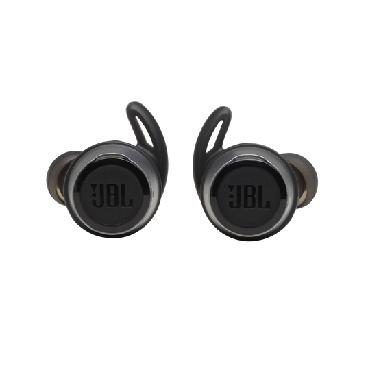 JBL Reflect Flow - Black - Waterproof true wireless sport earbuds - Front
