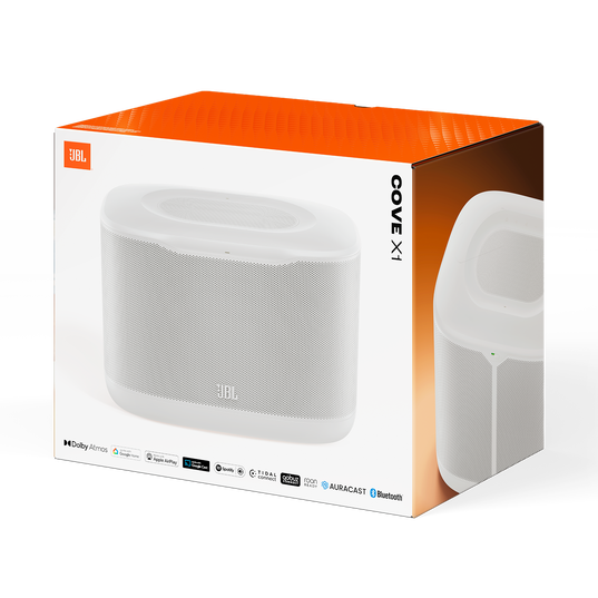 JBL Cove X1 - White - 3D Room-Filling Wi-Fi home speaker - Detailshot 7