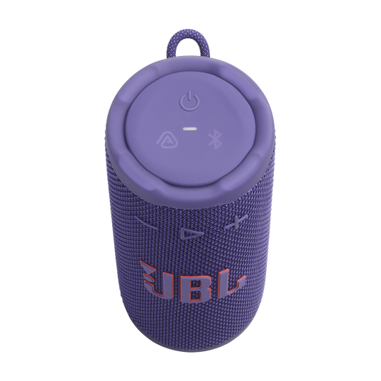 JBL Grip - Purple - Compact Bluetooth speaker with bold JBL Pro Sound and ambient light - Top