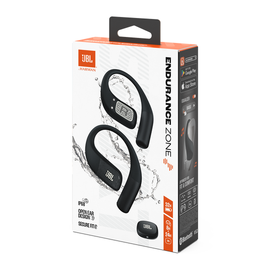 JBL Endurance Zone - Black / Gray - True Wireless open-ear sport headphones - Detailshot 15