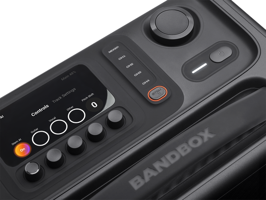 JBL BandBox Trio - Black - Portable AI-powered practice amp and speaker - Detailshot 1