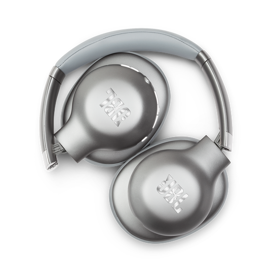 JBL EVEREST&trade; 710 - Silver - Wireless Over-ear headphones - Detailshot 1