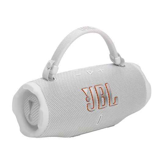 JBL Charge 6 - White - Portable waterproof and drop-proof Bluetooth speaker - Detailshot 2