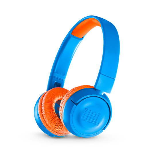 JBL JR300BT - Rocker Blue - Kids Wireless on-ear headphones - Hero