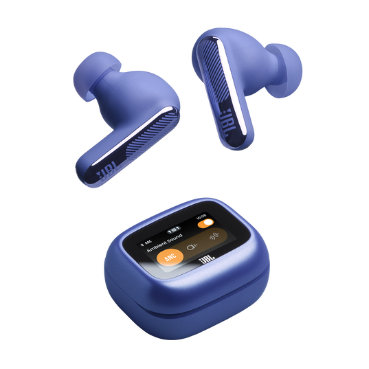 JBL Live Beam 4 - Blue - True wireless Noise Cancelling earbuds - Top