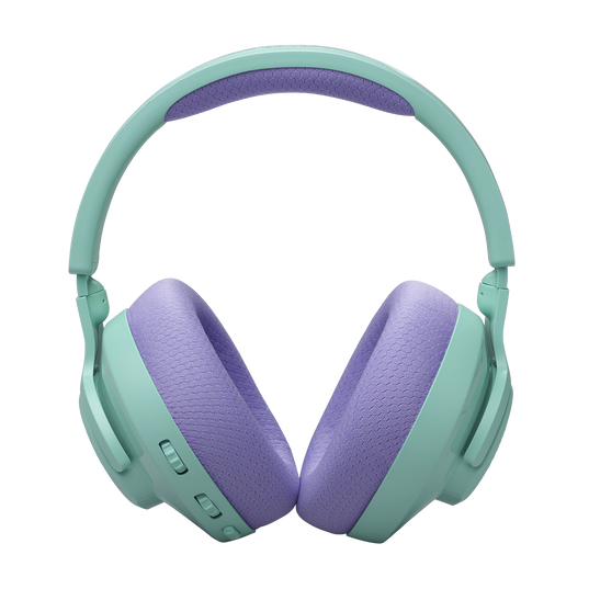JBL Quantum 360 Wireless - Teal - Wireless over-ear gaming headset with surround sound and detachable mic - Back