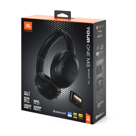 JBL Tour One M3 Smart Tx - Black - Wireless over-ear Noise Cancelling headphones with JBL Smart Tx - Detailshot 15