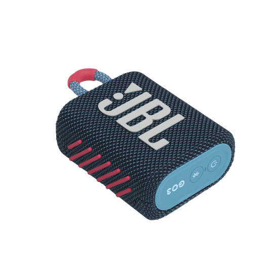 JBL Go 3 - Blue / Pink - Portable Waterproof Speaker - Detailshot 3
