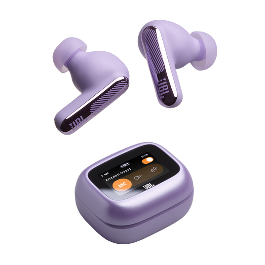 JBL Live Beam 4 - Purple - True wireless Noise Cancelling earbuds - Top