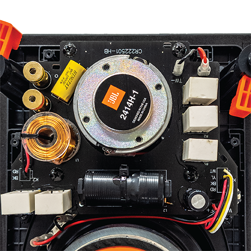 Premium air-core inductors and mylar capacitor crossover network components