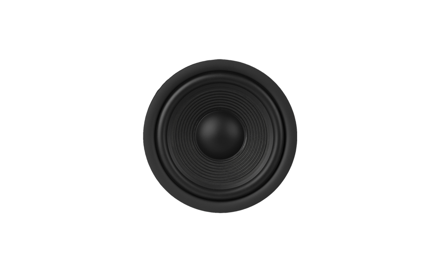 4.5-inch (114mm) Polycellulose Ribbed Cone Woofer