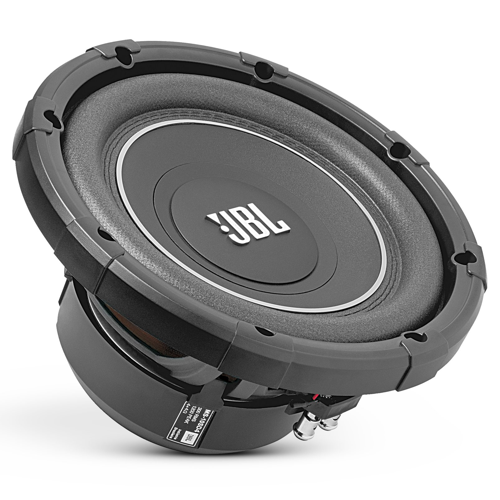 MS-10SD4 SLIM An advanced-design, shallow-mount, dual voice-coil subwoofer delivering phenomenal bass in a small space