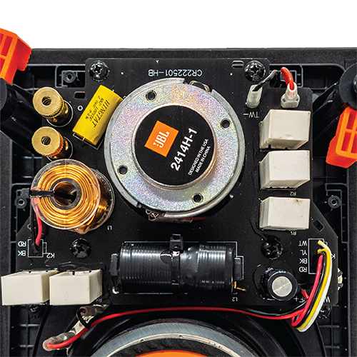 Premium air-core inductors and mylar capacitor crossover network components