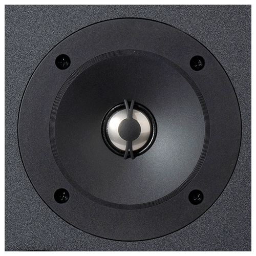 1-inch (25mm) Titanium dome tweeter mated to acoustic lens and waveguide